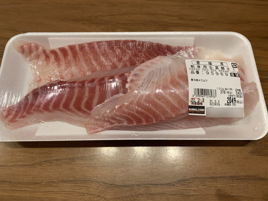 コストコ刺身用生真鯛さくの値段は 美味しかったか実食レビュー 主婦めせん コストコ刺身用生真鯛さくの値段は 美味しかったか実食レビュー 主婦めせん