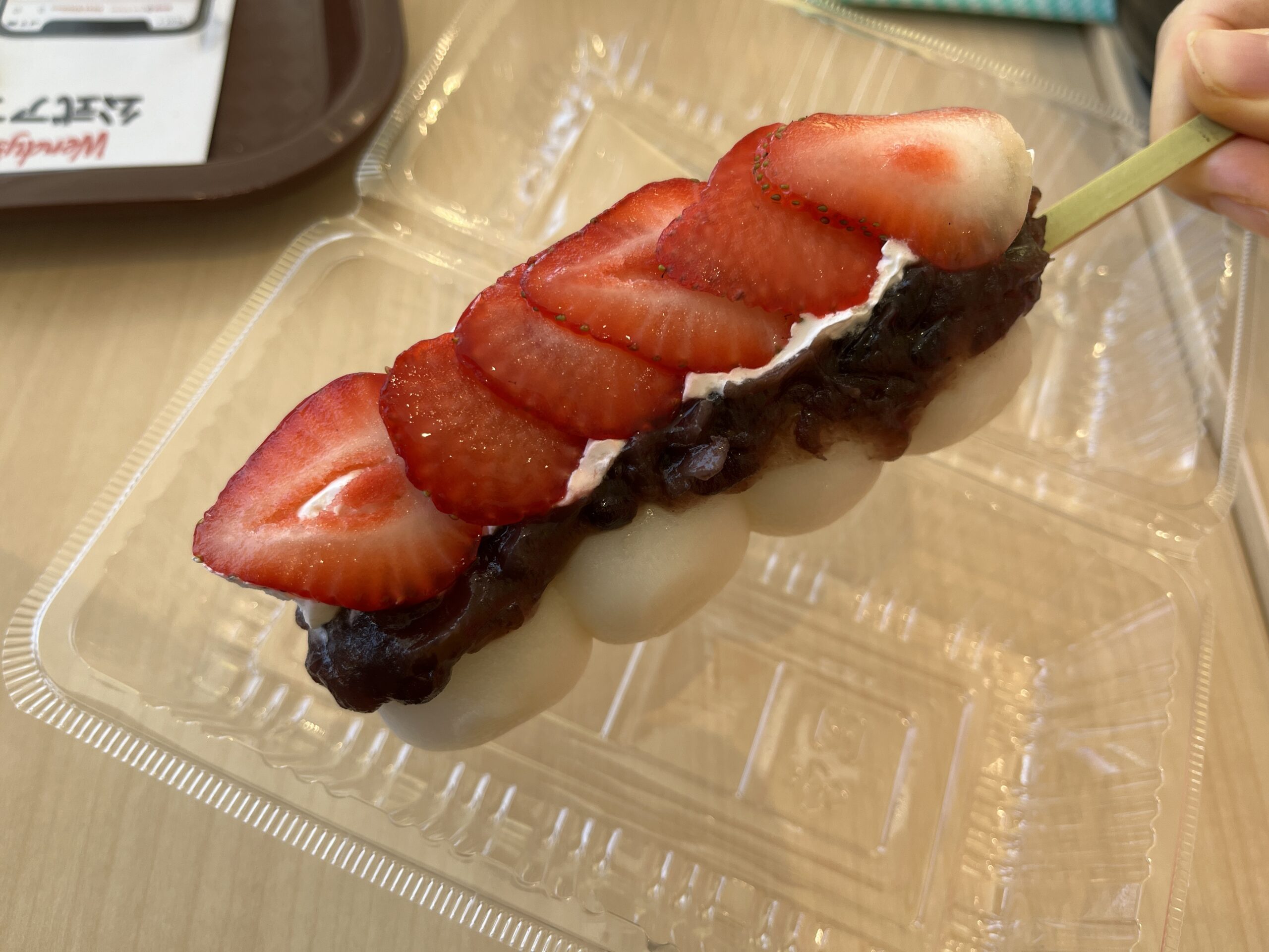 京都嵐山の「古都芋本舗」苺大福団子が可愛くて美味しい